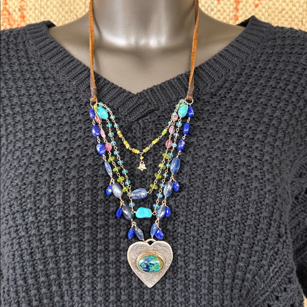 Jes Maharry World Love Necklace New In Box 1995$
